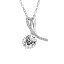 Colgante de plata Moissanite Diamond  Brizzling 2029